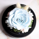 Fleur éternelle avec lumière