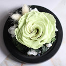 Fleur éternelle en verre