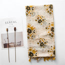 Foulard avec petites fleurs