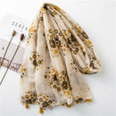 Foulard avec petites fleurs