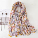 Foulard fleur des champs