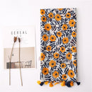 Foulard fleuri pour femme