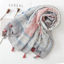 Foulard fleuri pour fille