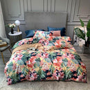 Housse de couette fleurs exotiques