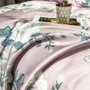 Housse de couette fleurs style rétro