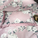 Housse de couette fleurs style rétro