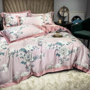 Housse de couette fleurs style rétro