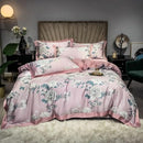 Housse de couette fleurs style rétro
