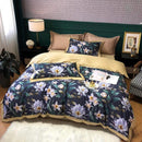 Housse de couette imprimée fleurs