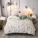 Housse de couette motifs fleurs