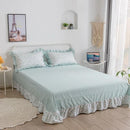 Housse de couette petites fleurs bleues