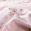 Housse de couette rose fleurie