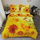 Housse de couette tournesol