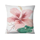 Housse de coussin fleur pastel