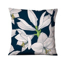 Housse de coussin imprimé fleuri