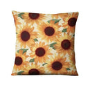 Housse de coussin tournesol