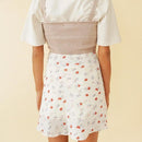 Jupe fleurie blanche