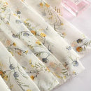 Jupe midi fluide fleurie