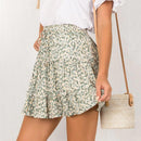 Jupe short fleurie