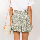 Jupe short fleurie