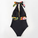 Maillot de bain fleuri 1 pièce
