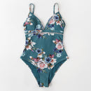 Maillot de bain fleuri femme 1 piece