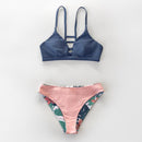 Maillot de bain fleuri reversible