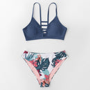 Maillot de bain fleuri reversible