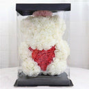 Ours en fleurs blanches