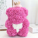 Ours en fleurs roses