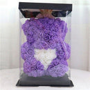 Ours en peluche avec fleurs