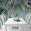 Papier peint feuillage leger