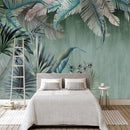 Papier peint feuillage leger