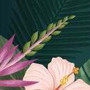 Papier peint feuillage mural