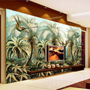 Papier peint feuille palmier