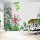 papier peint nature chambre bebe