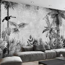 Papier peint nature gris