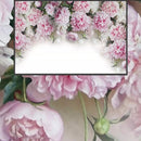 Papier peint pivoine rose