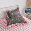 Parure housse de couette fleurie