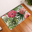 Petit tapis fleuri tropical