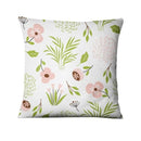 Petite housse de coussin à fleurs