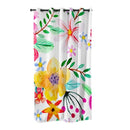 Rideau fleurs multicolore