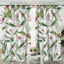 Rideaux fleuris chambre