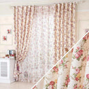 Rideaux fleuris de pivoines