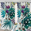 Rideaux fleurs de déco