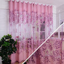Rideaux fleurs romantiques