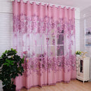 Rideaux fleurs romantiques