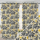 Rideaux motif feuillage