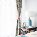 Rideaux motif flamant rose