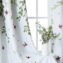 Rideaux occultants fleuris